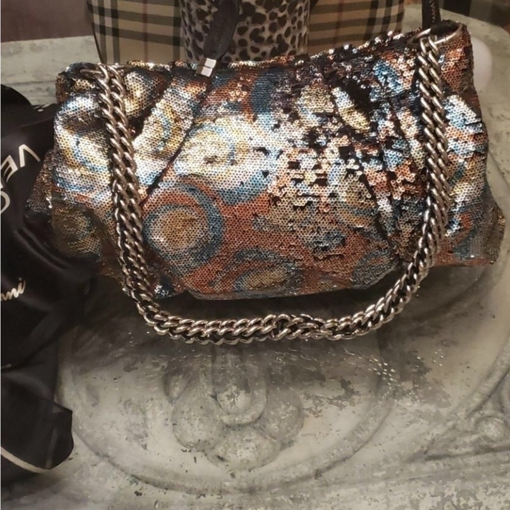 Sequinned Shoulder Bag